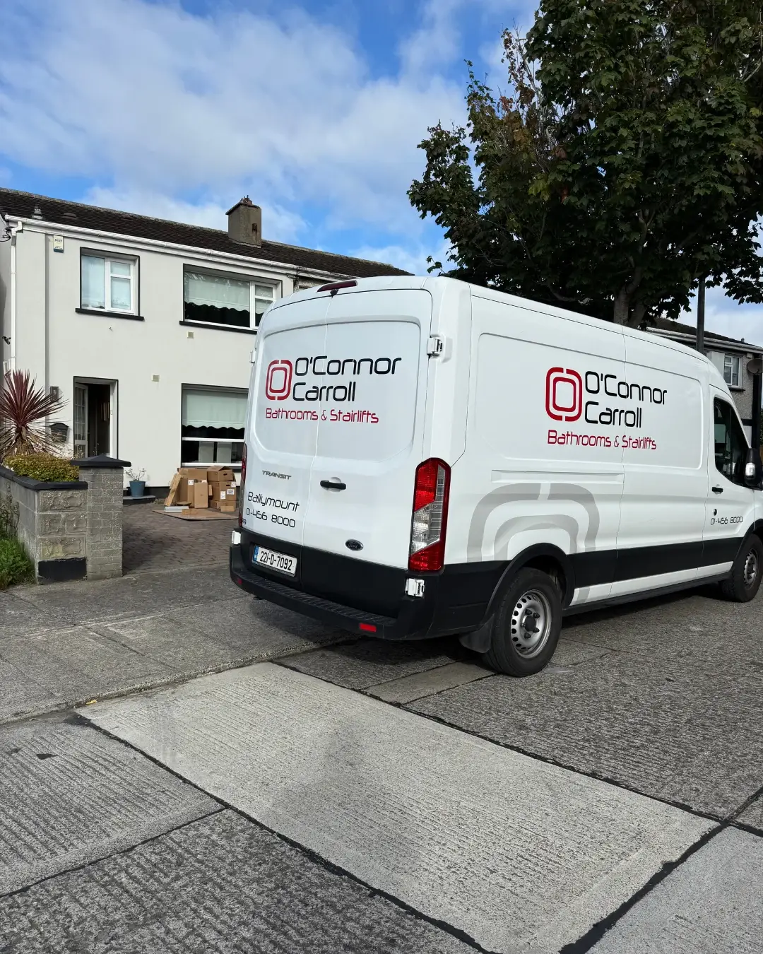 O’Connor Carroll installation vehicles